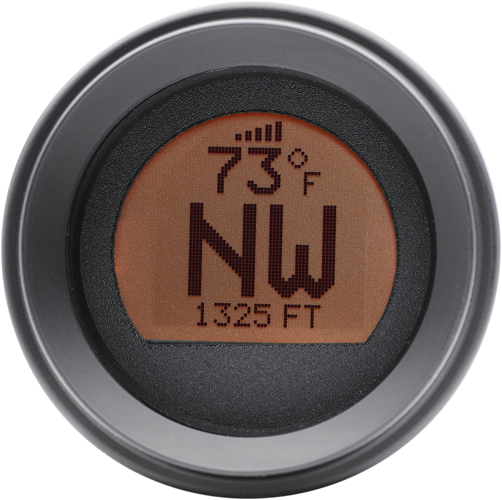 2-3/16" Stand-Alone LCD GPS Compass - Black/Black