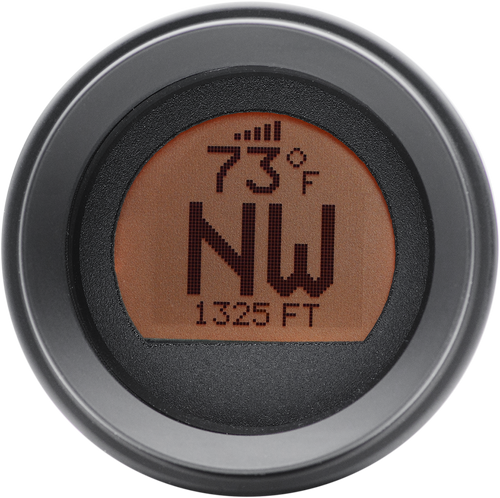 2-3/16" Stand-Alone LCD GPS Compass - Black/Black