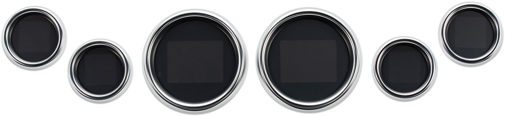 MLX 6-Gauge Instrument Kit - Chrome Bezel - Touring '99-'03