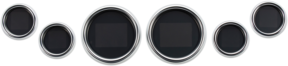 MLX 6-Gauge Instrument Kit - Chrome Bezel - Touring '99-'03