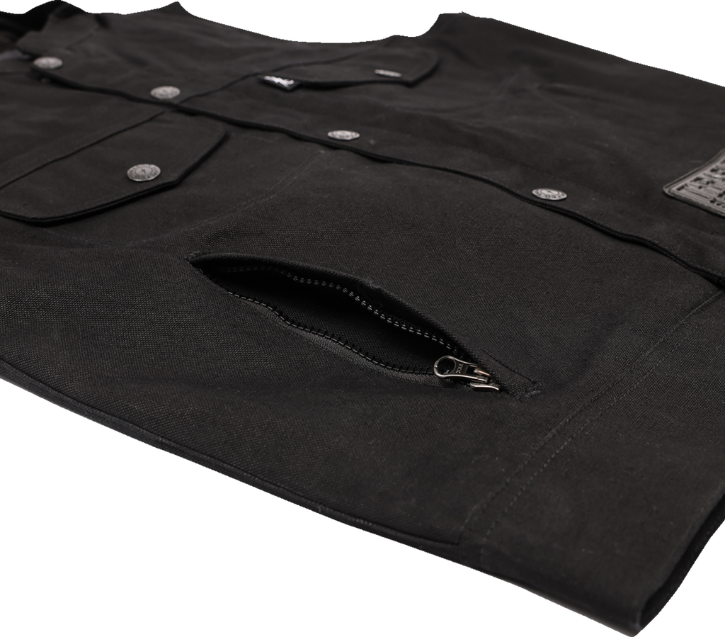 Thrashin Supply Co. Nightrider v2 Riding Vest — Black