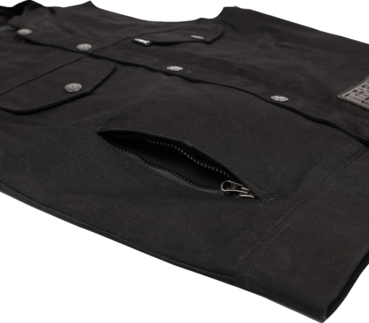 Thrashin Supply Co. Nightrider v2 Riding Vest — Black