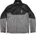 Thrashin Supply Co. Mission Waterproof Rain Jacket — Black/Gray