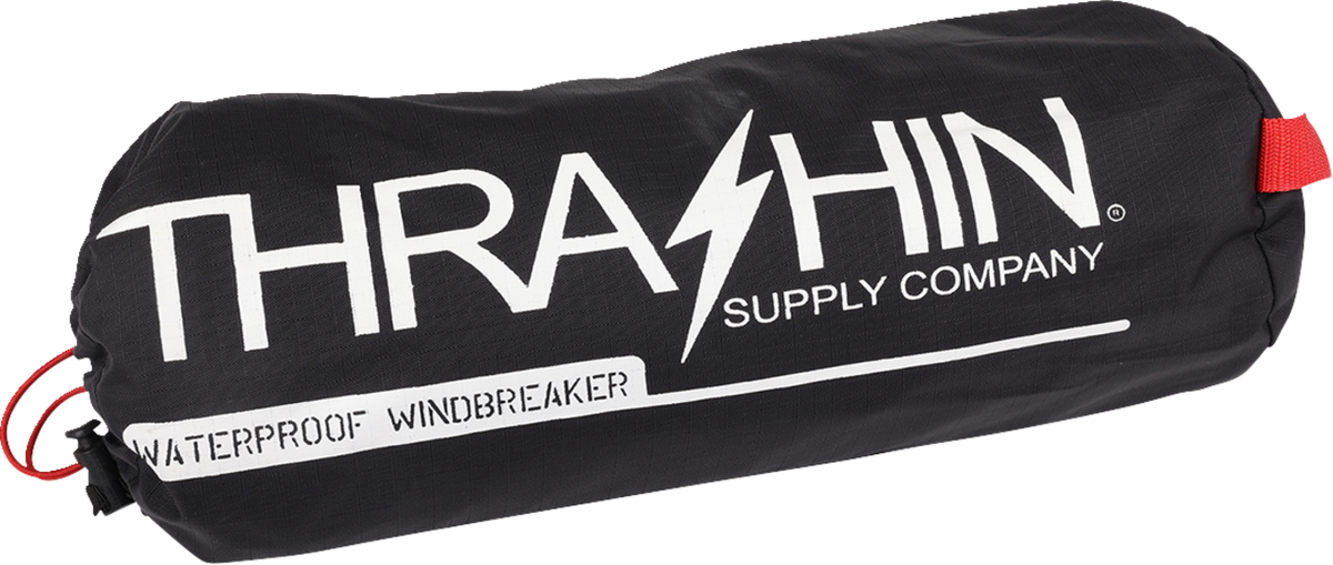 Thrashin Supply Co. Mission Waterproof Rain Jacket — Black