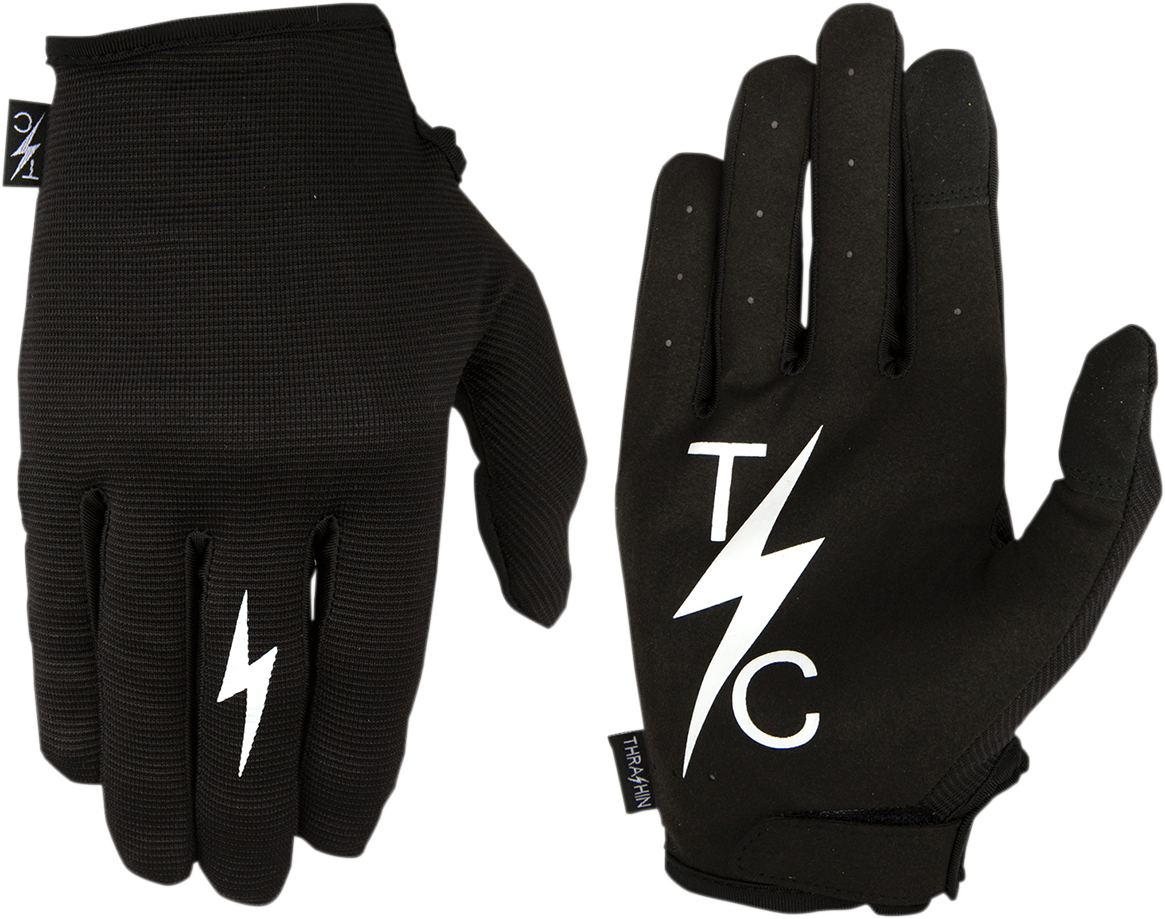 Thrashin Supply Co. Stealth V2 Gloves — Black