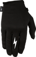Thrashin Supply Co. Stealth Leather Palm Gloves — Black