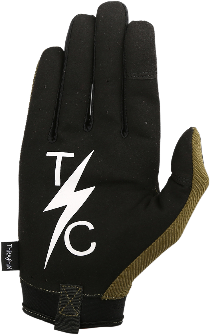 Thrashin Supply Co. Covert Gloves — Tactical Green