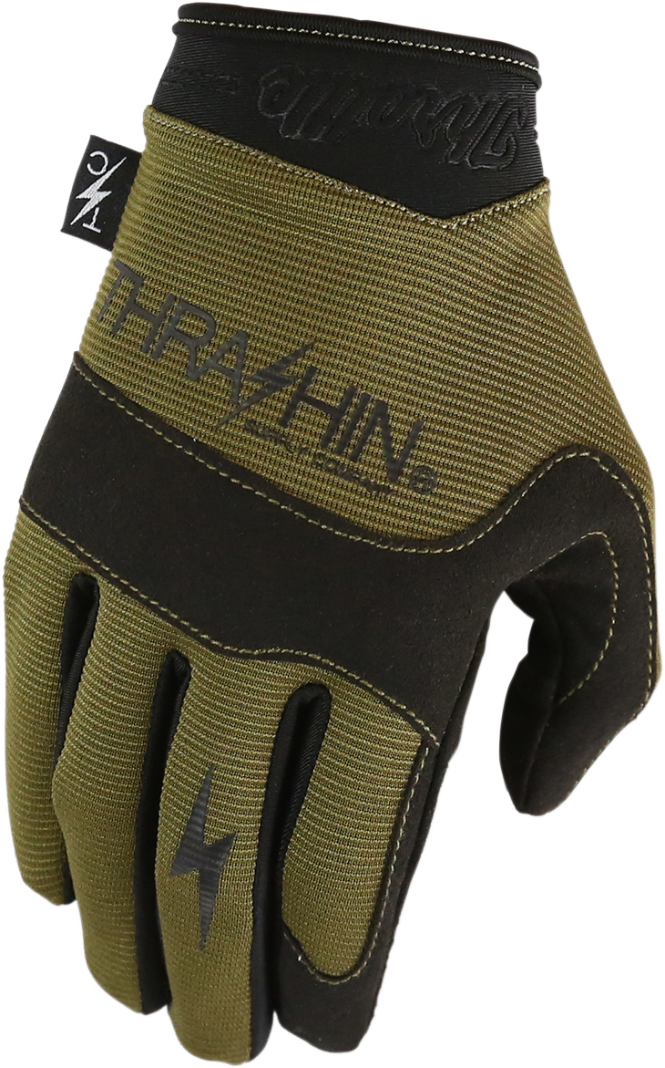 Thrashin Supply Co. Covert Gloves — Tactical Green