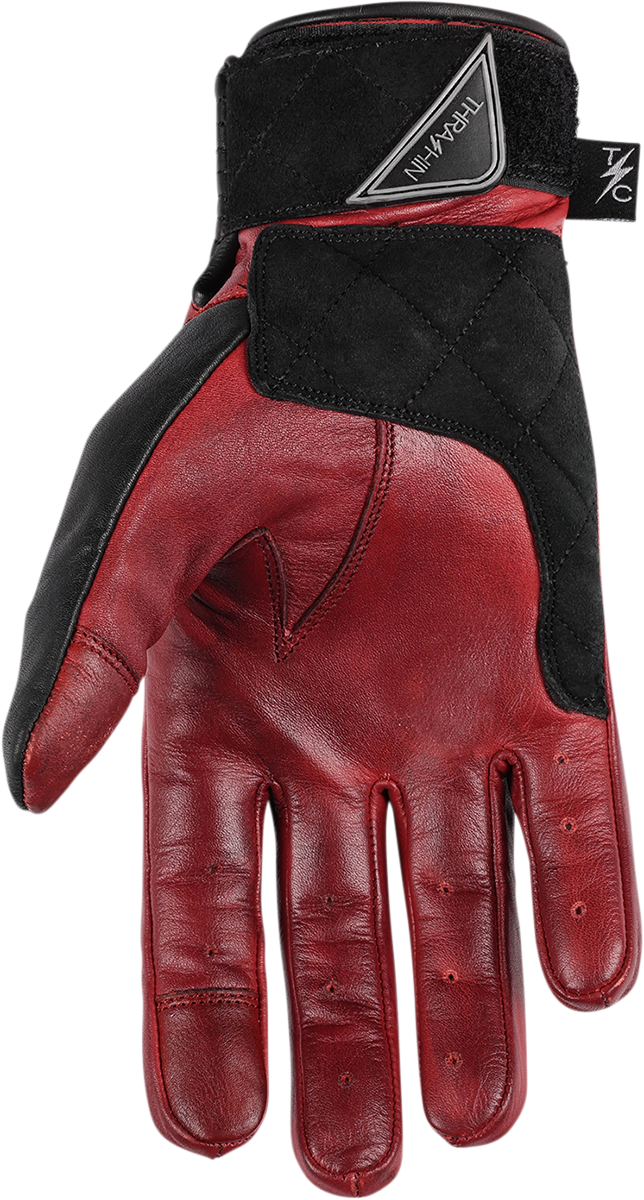 Thrashin Supply Co. Boxer Gloves — Red