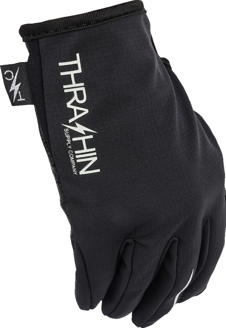 Thrashin Supply Co. Windbreaker Stealth Gloves — Black