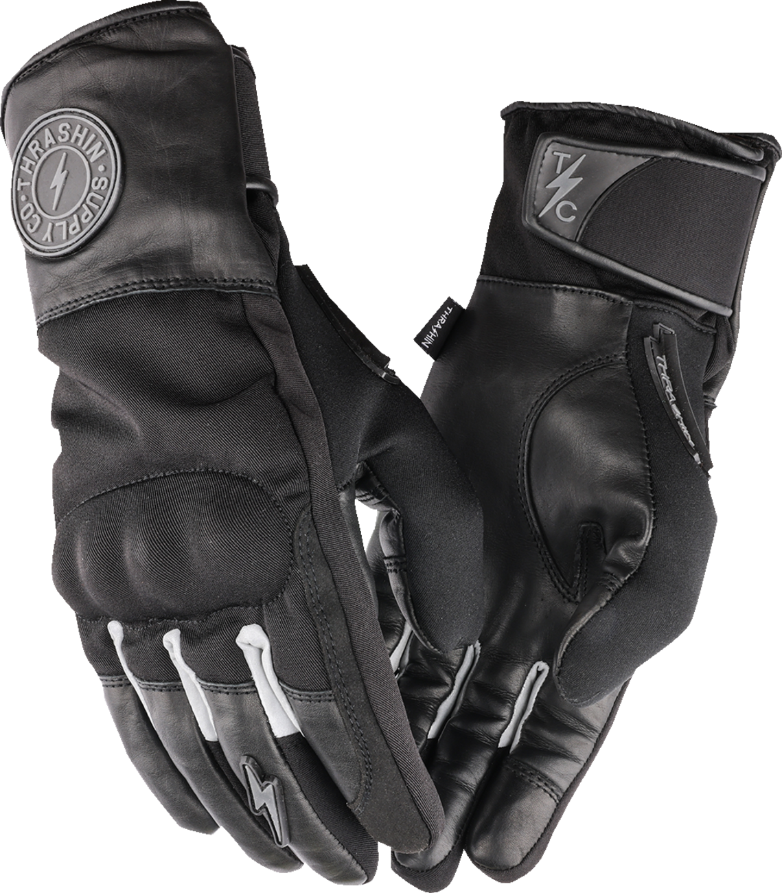 Thrashin Supply Co. Mission Waterproof Gloves — Black