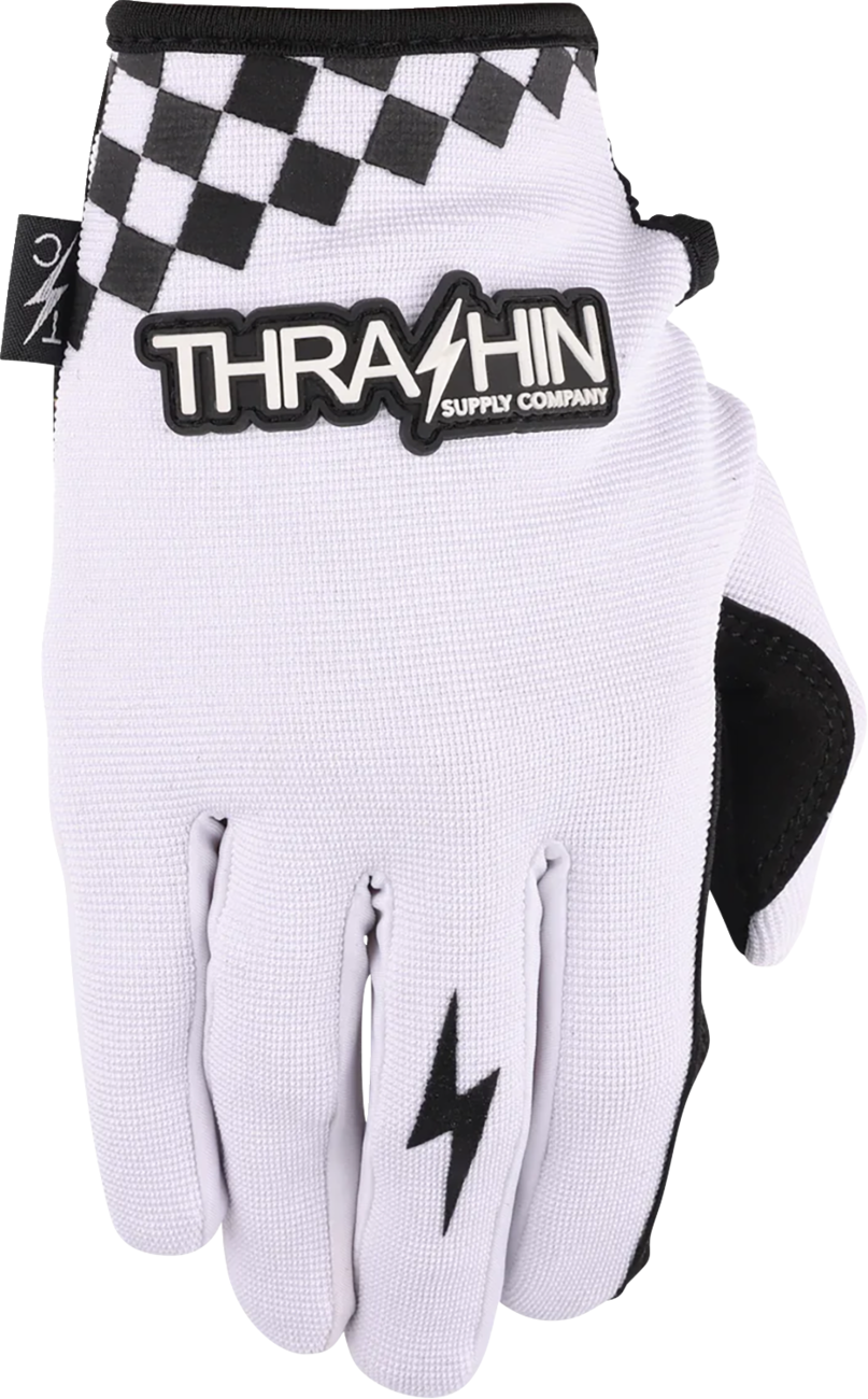 Thrashin Supply Co. Go Fast Stealth Gloves — White