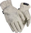 Thrashin Supply Co. Roper Leather Gloves — Bone White
