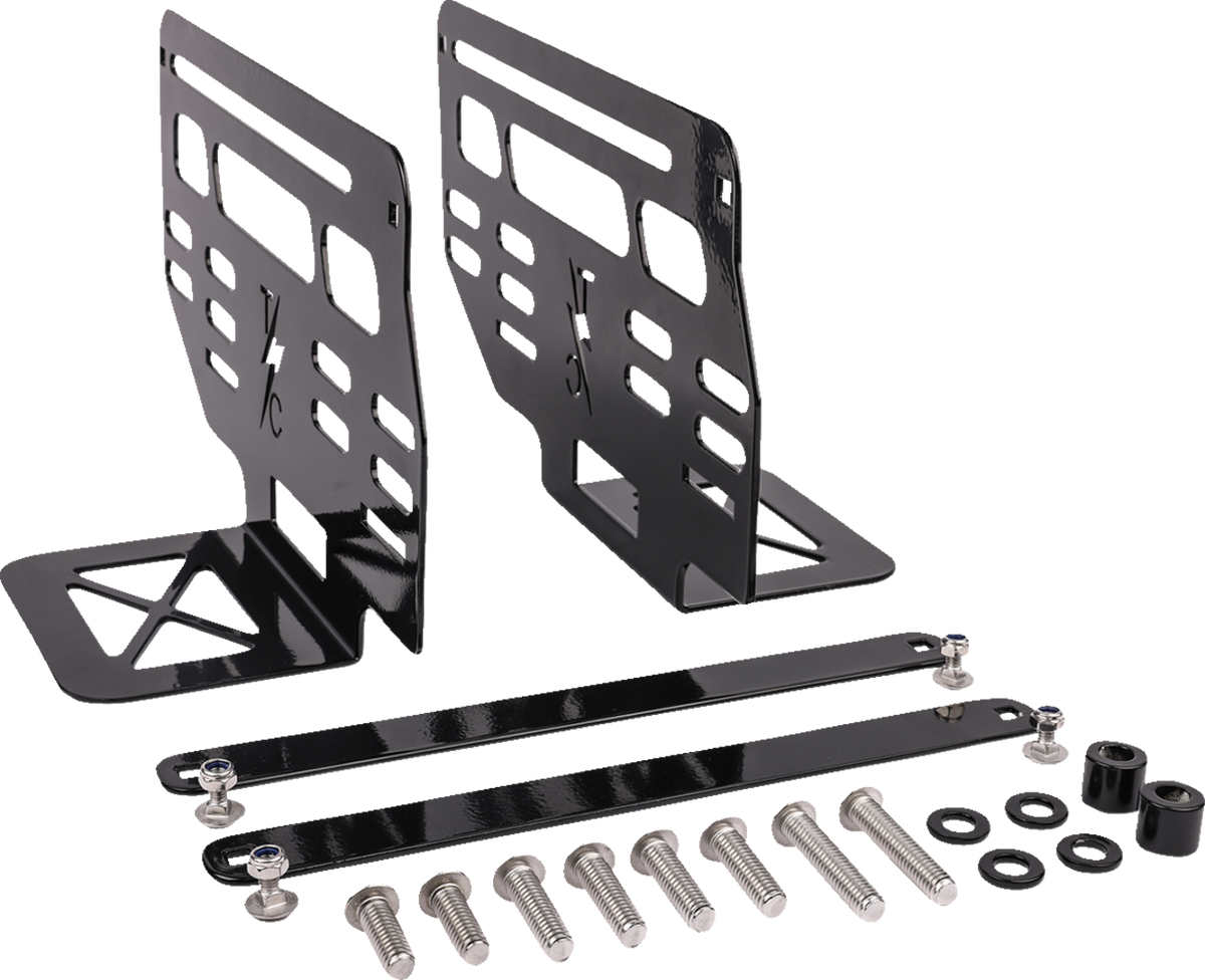 Thrashin Supply Co. Hard Mount Brackets for Essential & Escape Saddlebags — 3501-1962