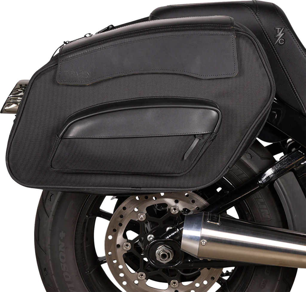 Thrashin Supply Co. Sport Saddlebags — 3501-2401