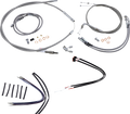 Complete Stainless Braided Handlebar Cable/Brake Line Kit - B30-1127