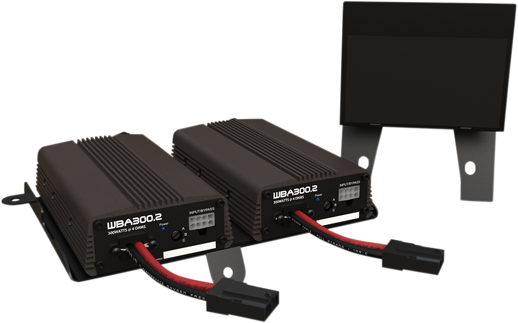 Wild Boar Audio 600 W 4-Channel Amplifier Kit — 4405-0484