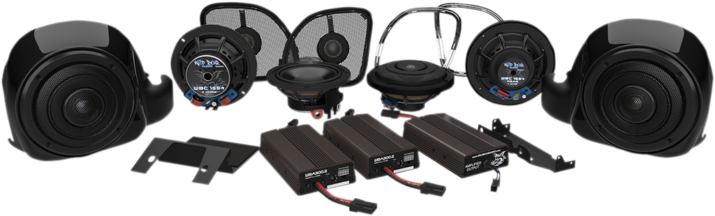 Wild Boar Audio 900 W Amplifier/6-speaker Kit — 4405-0544