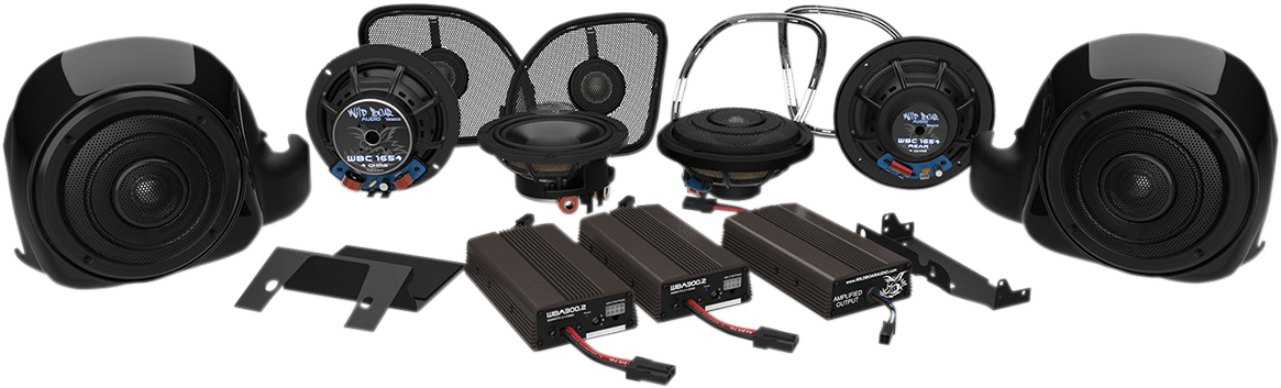 Wild Boar Audio 900 W Amplifier/6-speaker Kit — 4405-0544