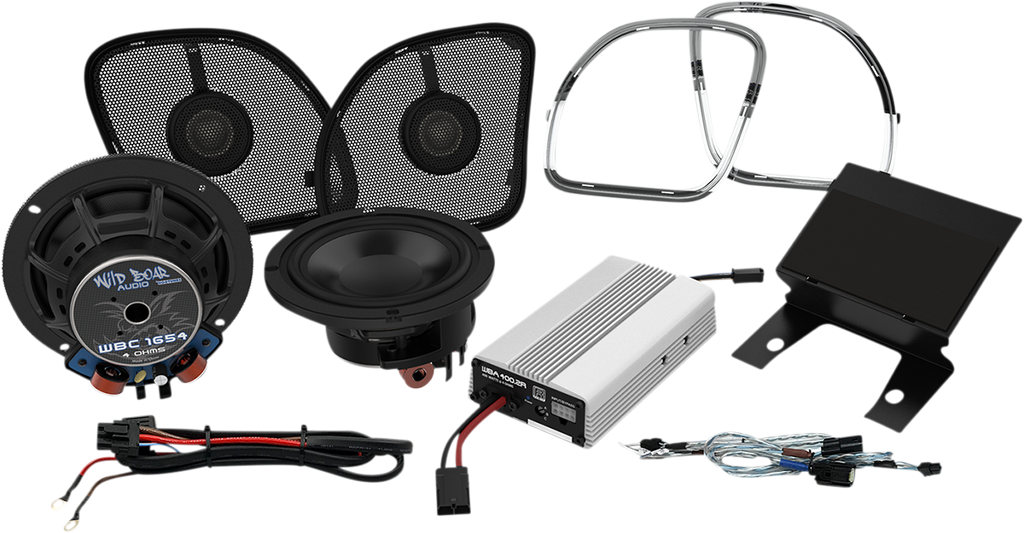 Wild Boar Audio 400 W Amplifier/Speaker Kit — 4405-0718