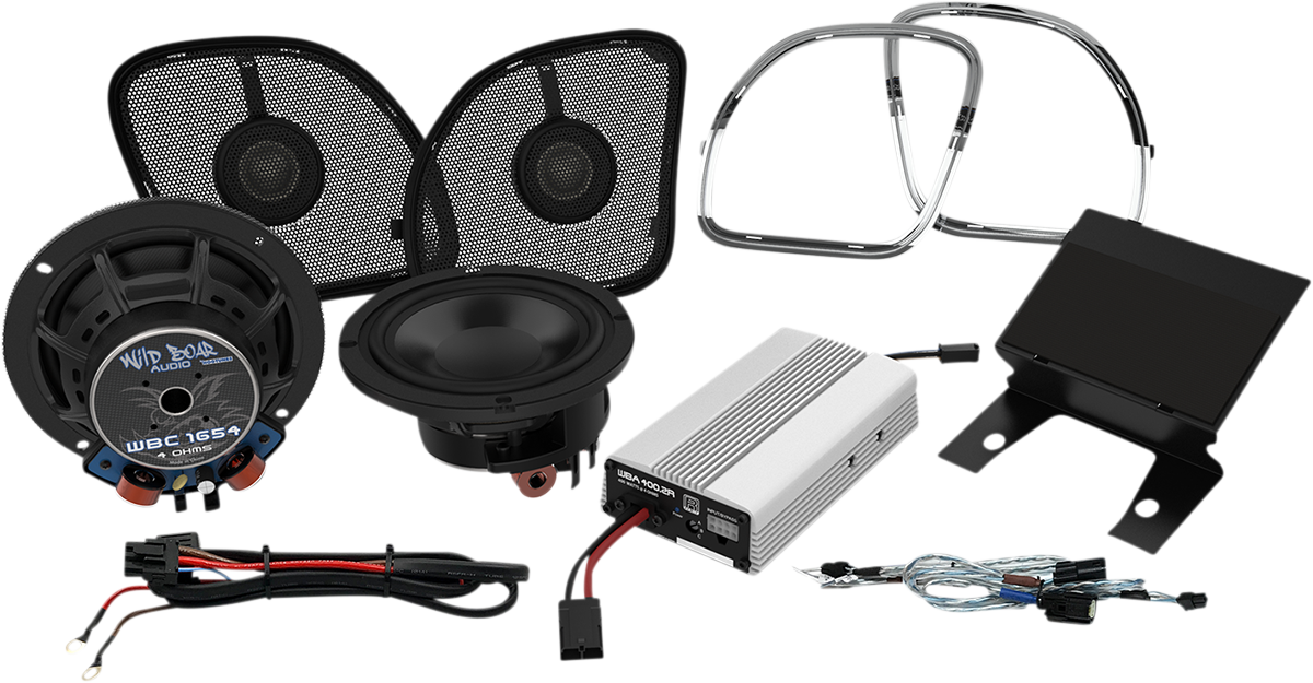 Wild Boar Audio 400 W Amplifier/Speaker Kit — 4405-0718