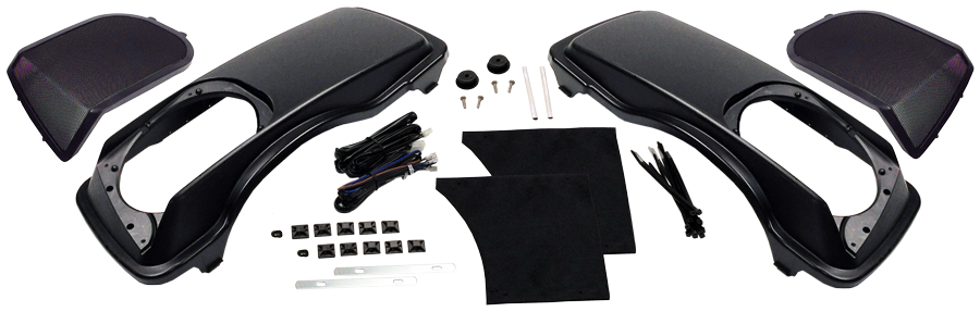 Saddlebag Speaker Lid Kit by HOGTUNES