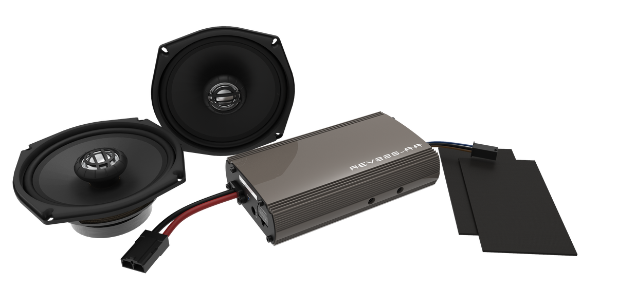 225 W Amp/Front Speaker Kit by HOGTUNES