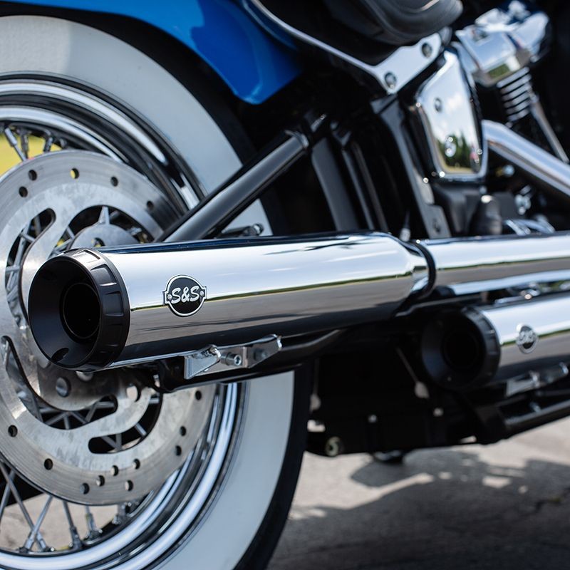 Grand National Slip-On Mufflers by S&S Cycle