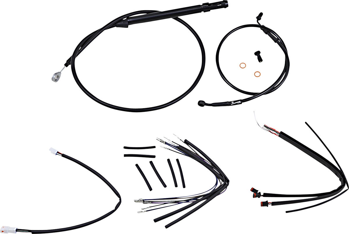 Handlebar Cable and Brake Line Kit for Burly Ape Handlebars - B30-1241