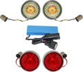 Complete Front & Rear Turn Signal Conversion Kit with Bullet Bezel Lenses - image 1