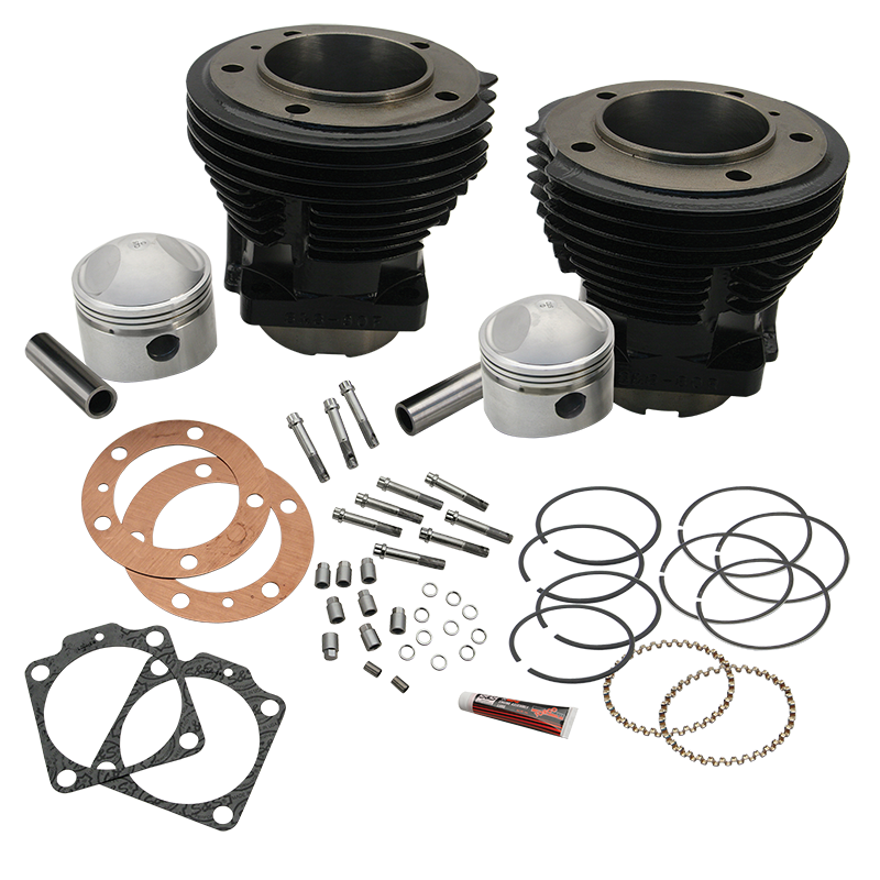 Bore Cylinder and Stroker Piston Kit by S&S Cycle