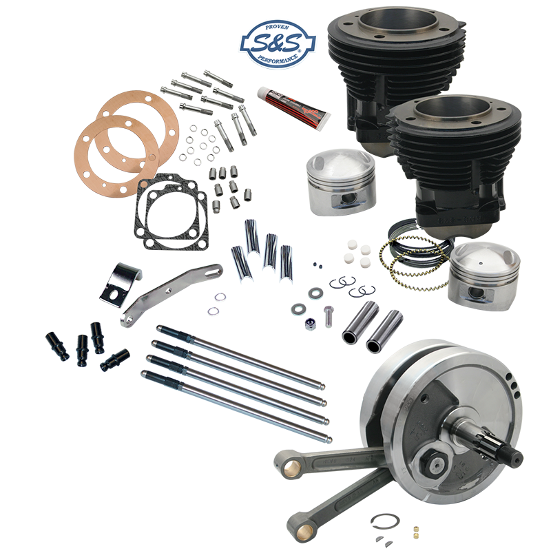 Sidewinder® Big Bore Stroker Engine Performance Kit by S&S Cycle