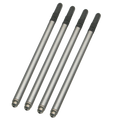 Adjustable Pushrod Cover Kit with Chrome Covers by S&S Cycle
