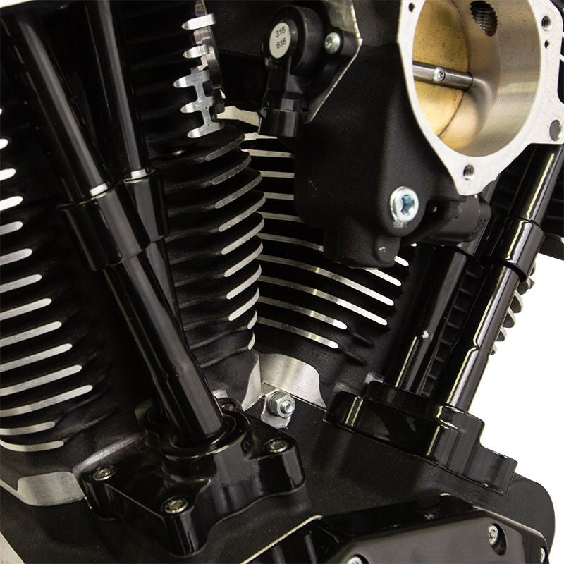 Quickee Pushrod Kit with Gloss Black Covers by S&S Cycle