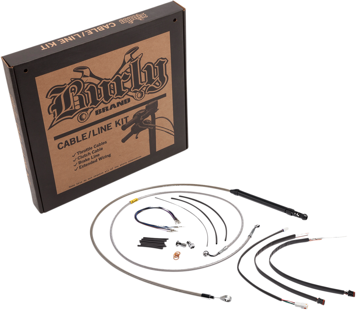 Handlebar Cable and Brake Line Kit for Burly Ape Handlebars