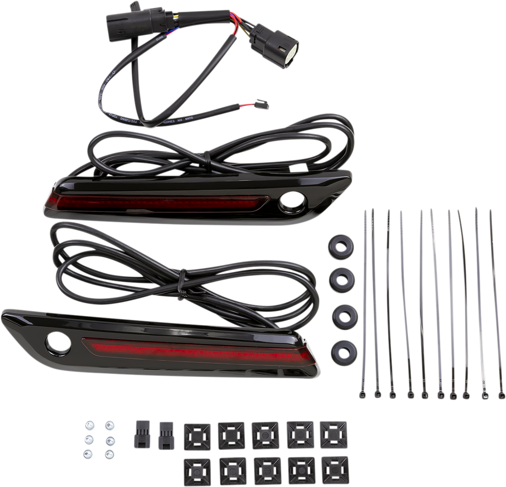 LED Saddlebag Hinge Covers