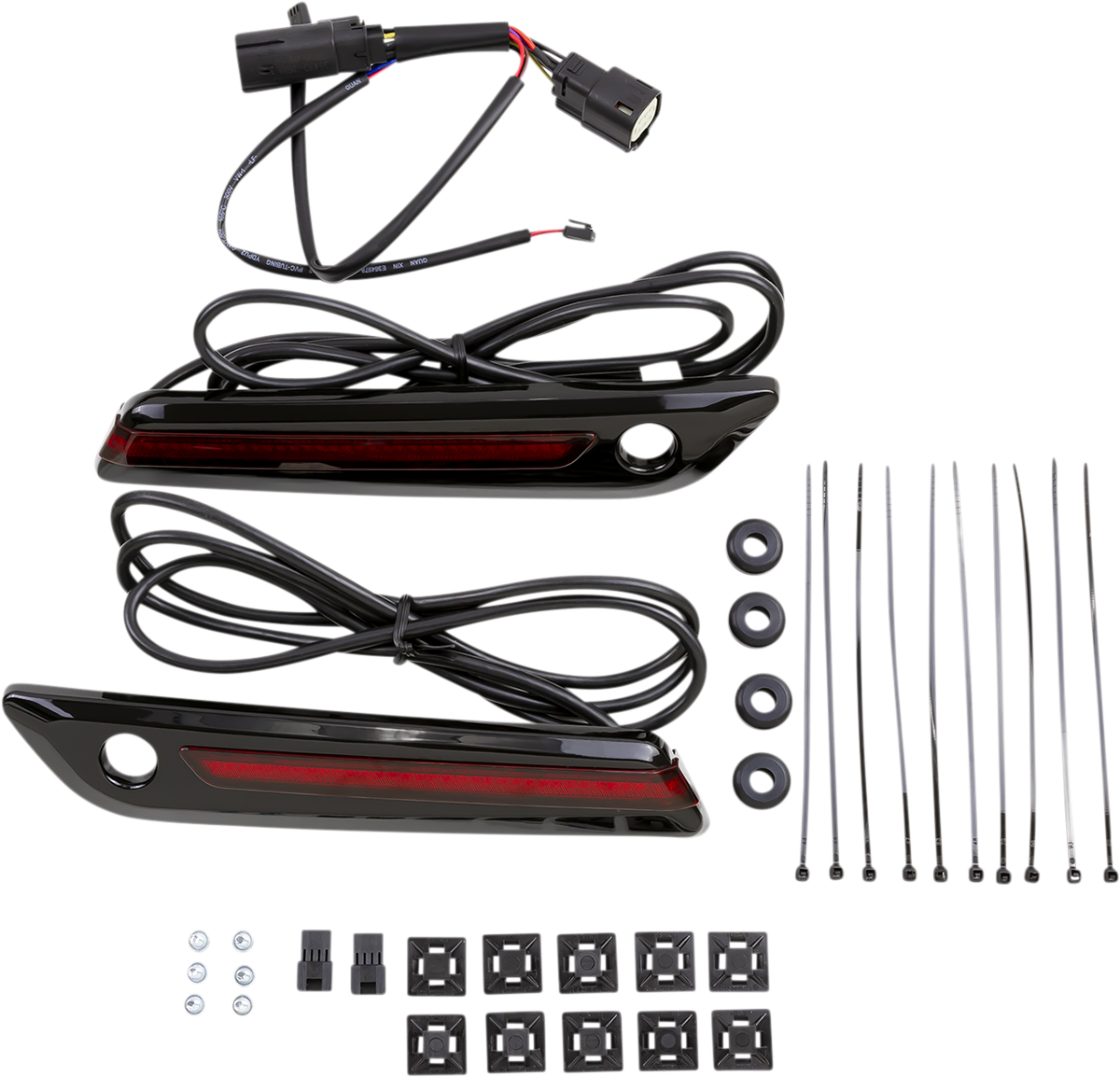 LED Saddlebag Hinge Covers