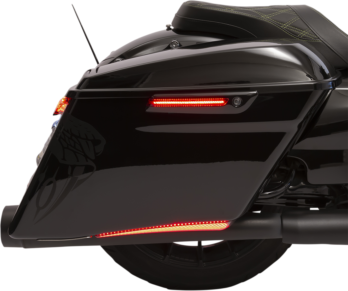 LED Saddlebag Hinge Covers