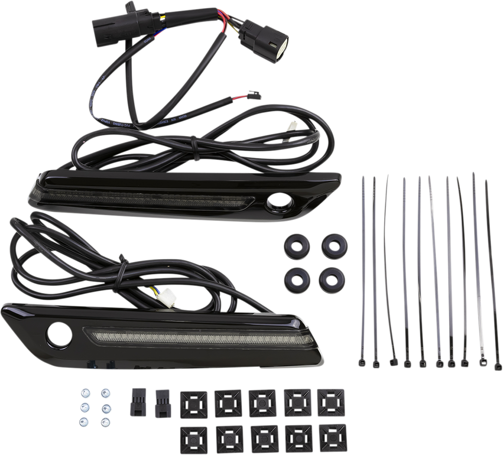 LED Saddlebag Hinge Covers