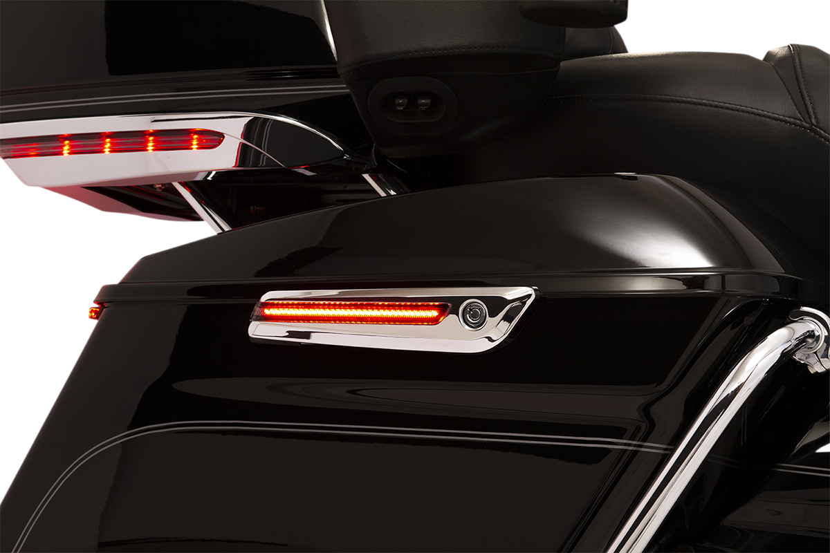 LED Saddlebag Hinge Covers