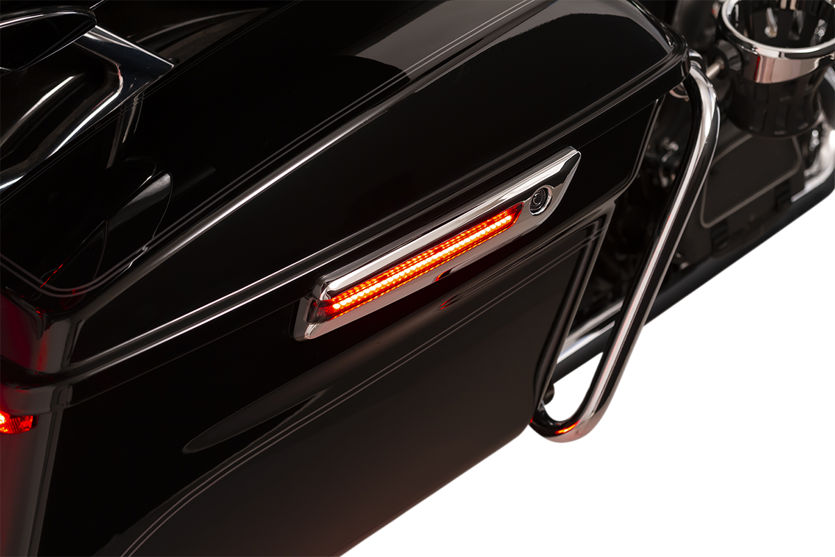 LED Saddlebag Hinge Covers