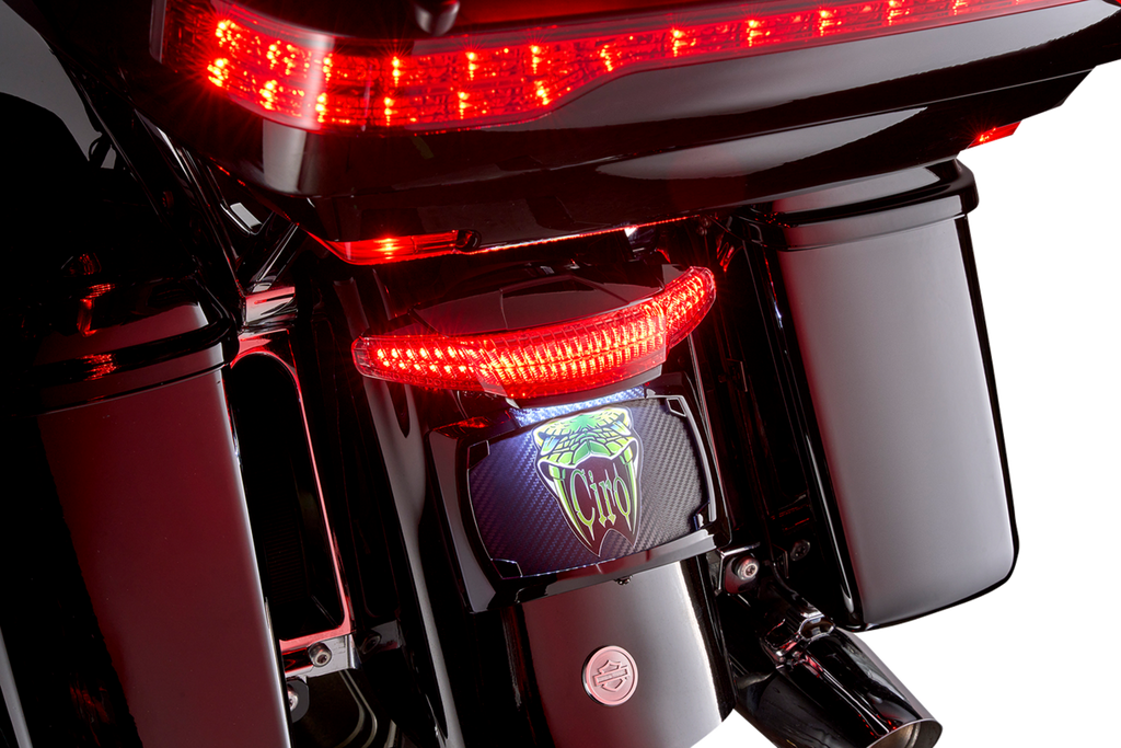 Latitude Tail Light & License Plate Mount with Lightstrike™