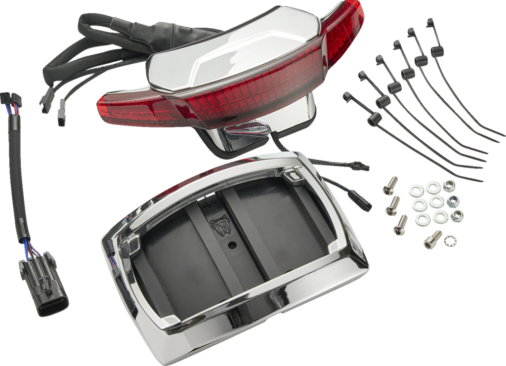 Latitude Taillight and License Plate Mount with Lightstrike®