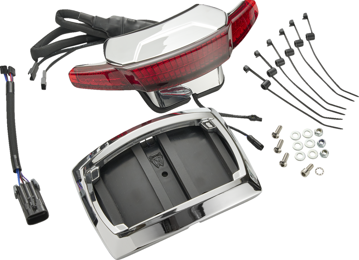 Latitude Taillight and License Plate Mount with Lightstrike®