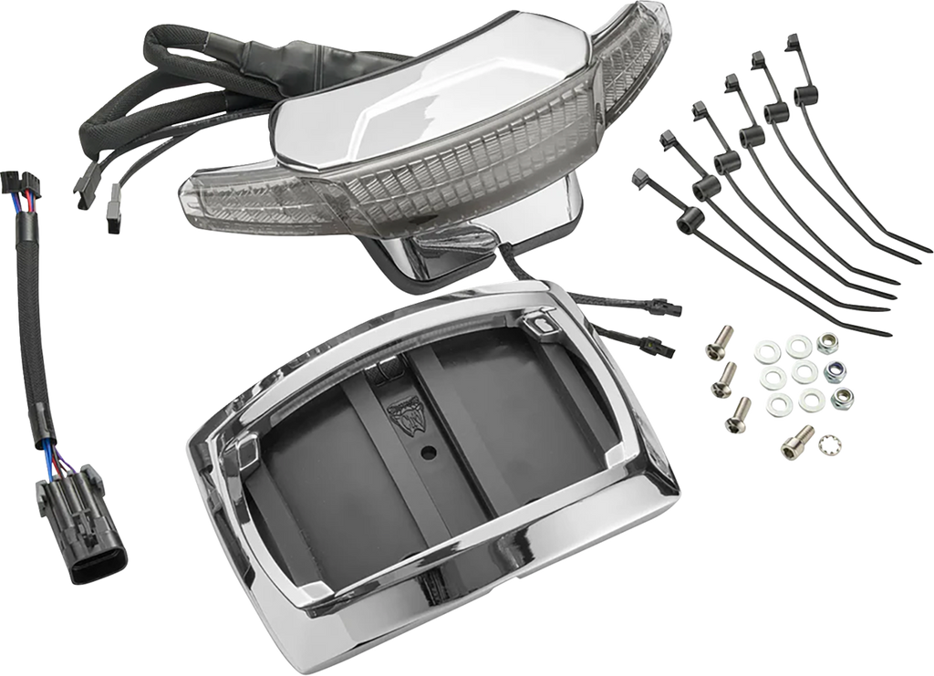 Latitude Taillight and License Plate Mount with Lightstrike®