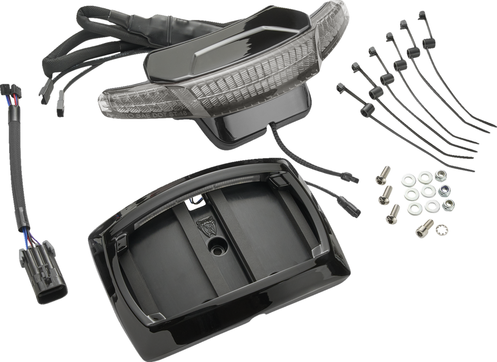 Latitude Taillight and License Plate Mount with Lightstrike®