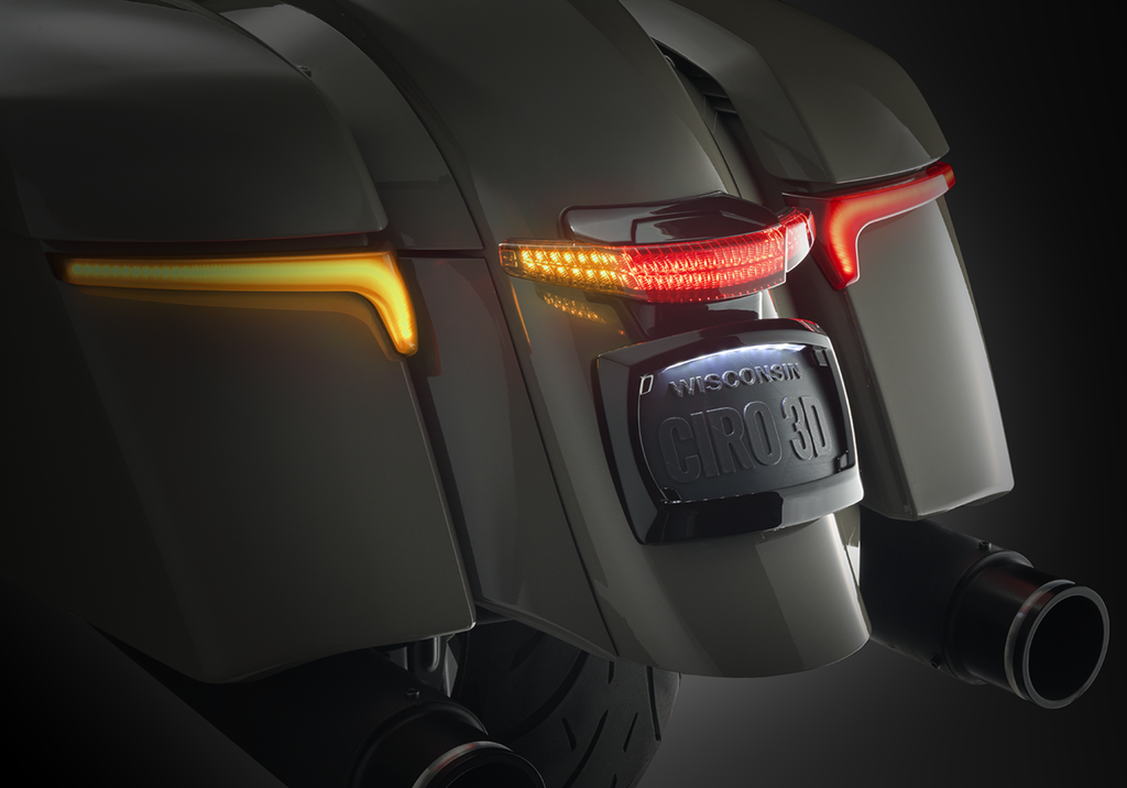 Latitude Taillight and License Plate Mount with Lightstrike®