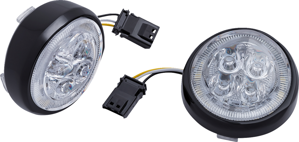 LED Fang® Front Signal Light Inserts with Bezel