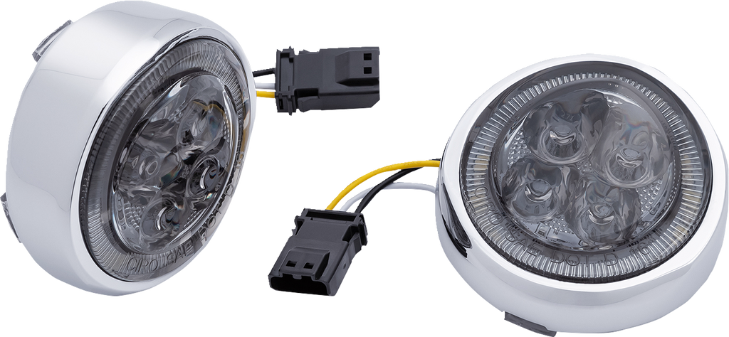 LED Fang® Front Signal Light Inserts with Bezel