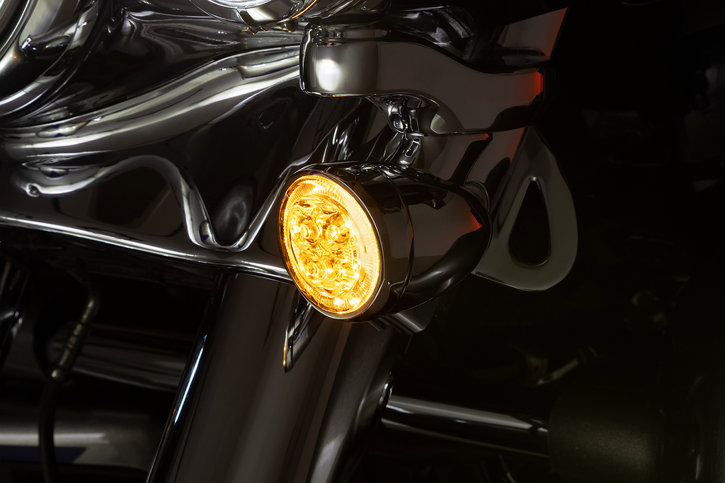 LED Fang® Front Signal Light Inserts with Bezel